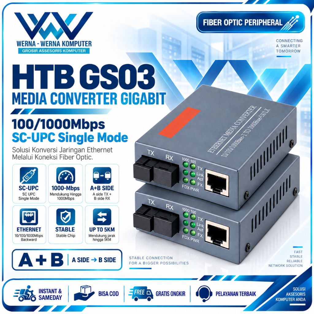 NETLINK HTB GS03 A+B Gigabit 100/1000Mbps media converter gigabit Ethernet Konverter