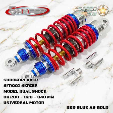 Shockbreaker SHAFER SFRO01 Series Model Dual Shock Non Tabung Universal Motor