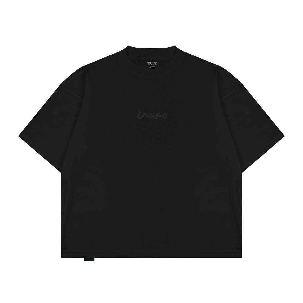 Troy Company Boxy Oversized T-Shirt Black New Birth Of Freedom - Kaos Boxy Oversize Hitam MBD 3717