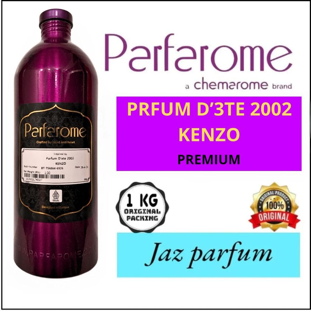 (1KG SEGEL) P4RFUM D'3TE - K3NZ0 DAUN BY PARFAROME (PREMIUM) BIBIT PARFUM MURNI SEGEL PABRIK 100%