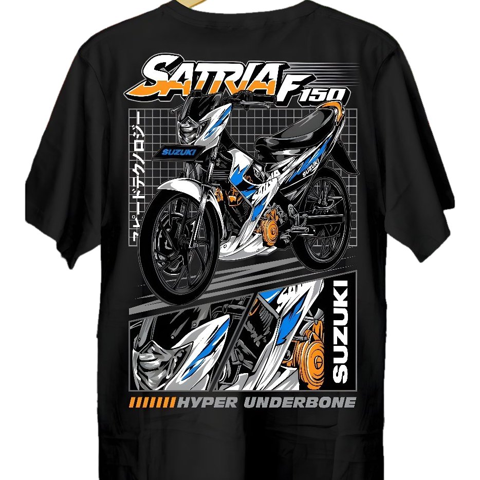 Kaos Motor Satria F 150 // Kaos FU // Baju FU // Kaos Satria F // Baju Satria F // Satria F