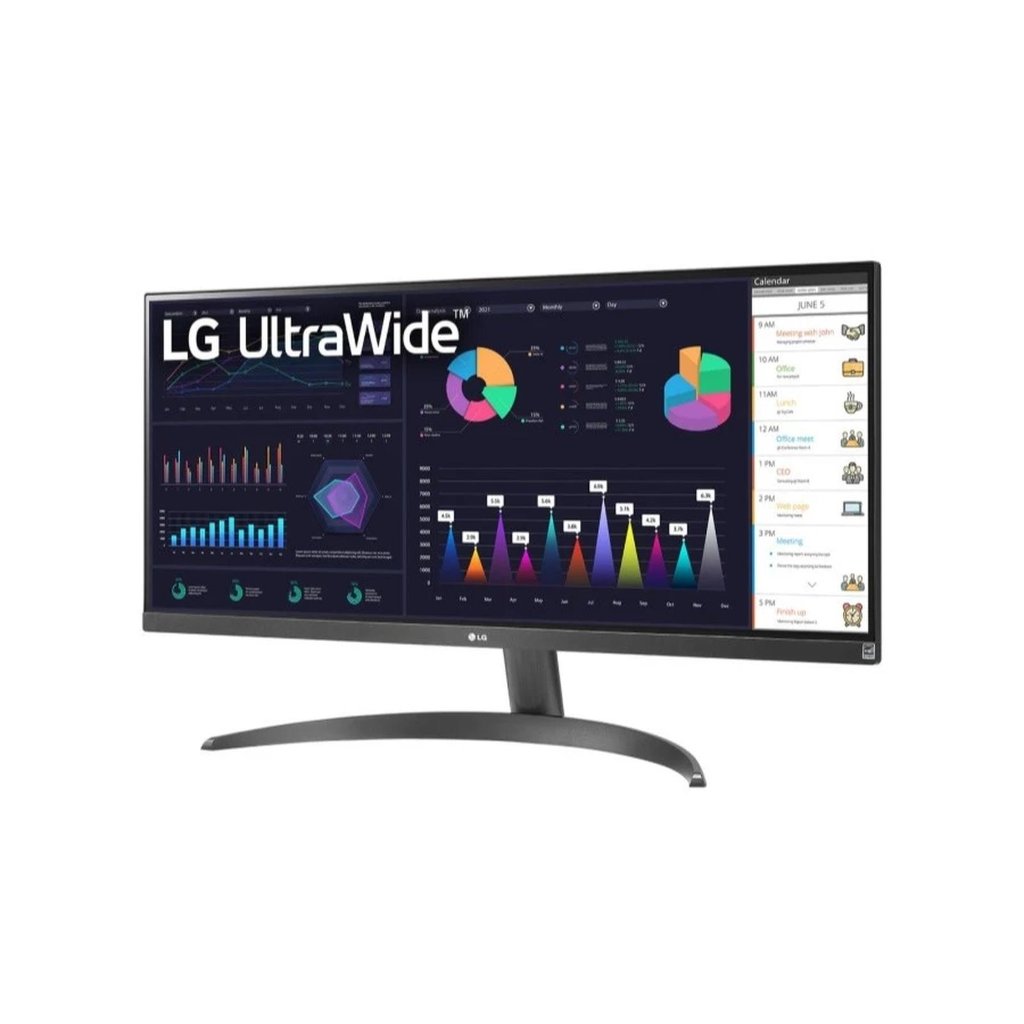 LED Monitor LG UltraWide 29WQ500 29" inch UW FHD 75hz 5ms Monitor 29WQ500-B