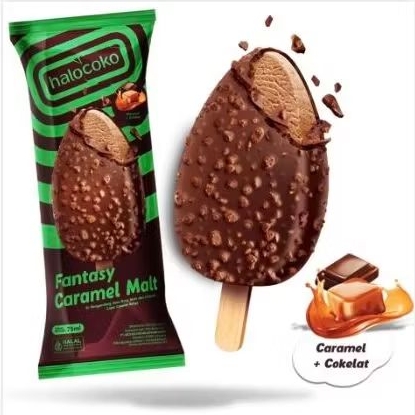 Es Krim/Ice Cream Halocoko Fantasy Caramel Malt
