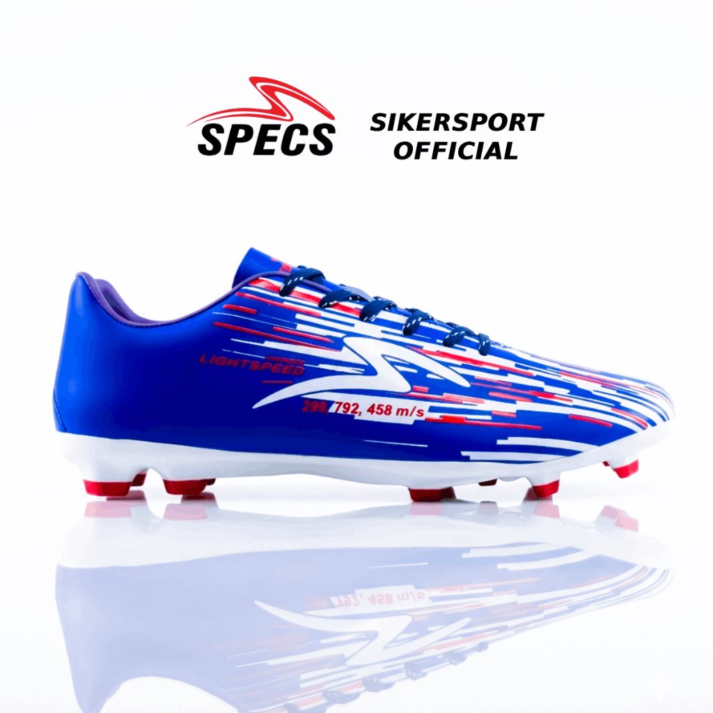Sepatu Bola Specs Lightspeed Reborn FG Biru Tua Ukuran 38-43