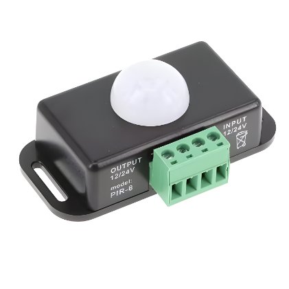 1 Buah DC 12V 24V 8A Sakelar Sensor Gerak PIR Penyesuaian Otomatis Modul Sakelar Lampu Detektor Infr