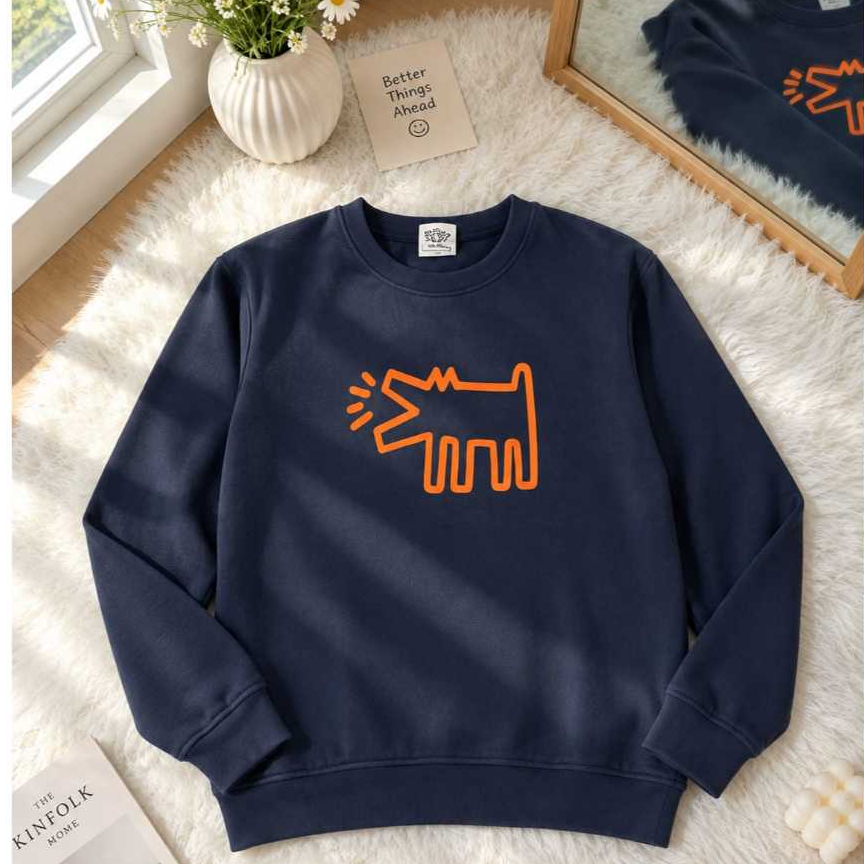 CREWNECK KEITH HARING SECOND