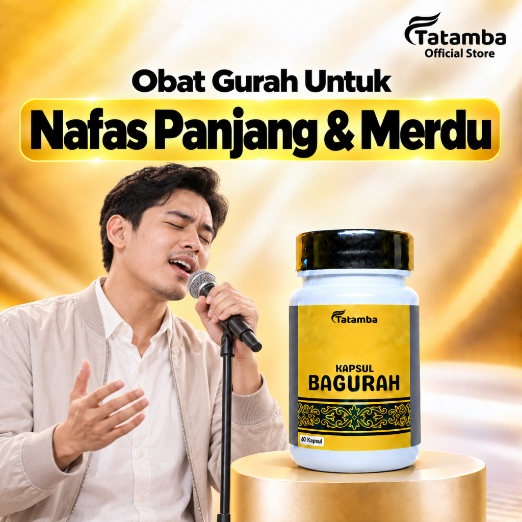 Obat Gurah Suara Merdu Nafas Panjang - Kapsul Bagurah Tatamba
