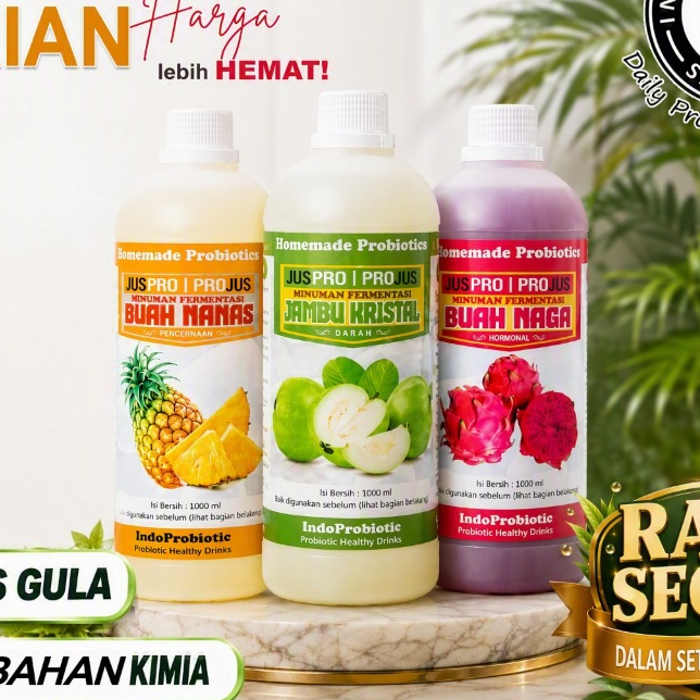 IndoProbiotik | Juspro | Jus Probiotik | Minuman Probiotik | Minuman Kesehatan | Promic Nanas Jambu 