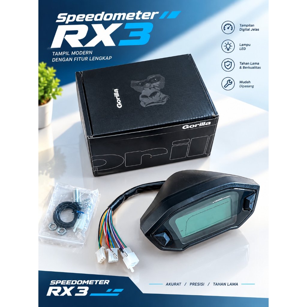 Spedo speedometer koso rx 3 n spedo koso rx3n import