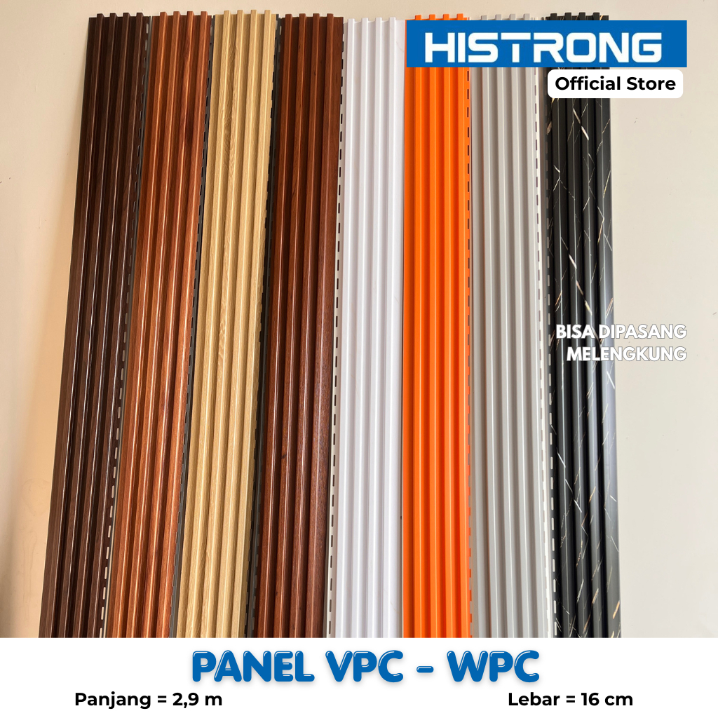 Histrong Official | Panel Dinding Wave Panel Board VPC 170-LS Panjang 290 cm x 17 cm