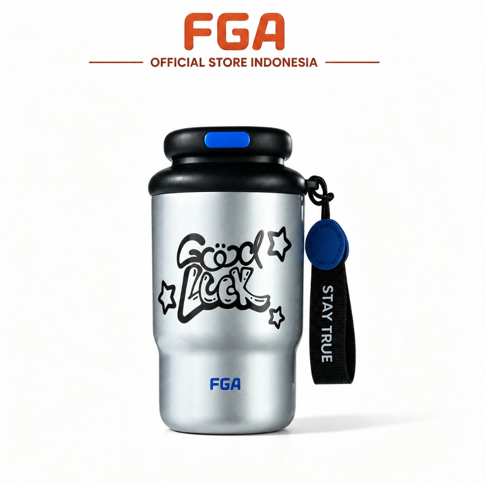 FGA Latte tumbler minum premium 368ml FGAS2606-368 tahan dingin 24 jam botol stainless 316L portable