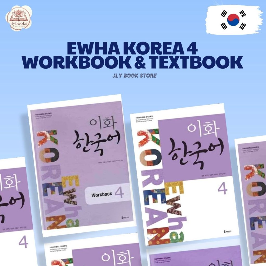 Buku Ewha Korean Language 4 Textbook dan Workbook