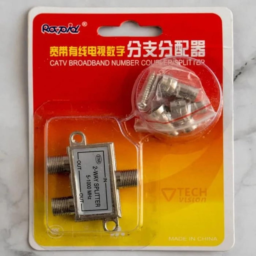 Splitter Antenna 2 Way Rapid