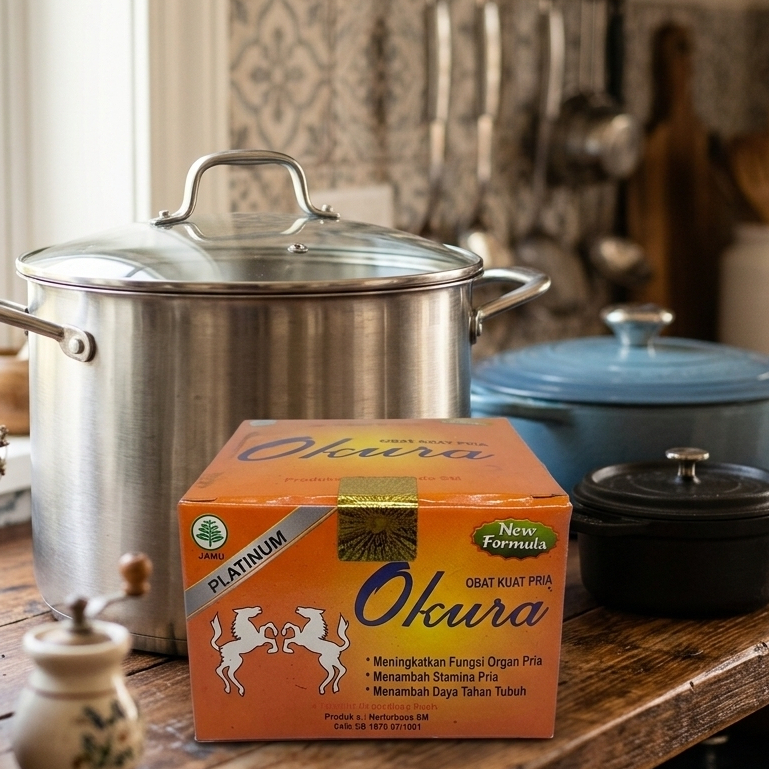 Panci Stock Pot 5555/555 Stainless Steel 4 Set okura