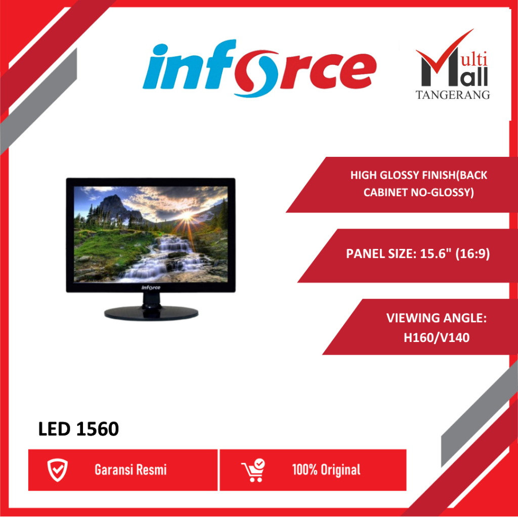 MONITOR INFORCE LED 1560 15 16 15.6 inch inc 15.6" 15" 16"