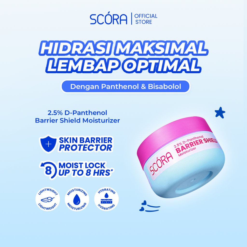 2,5% D-PANTHENOL BARRIER SHIELD MOISTURIZER 40ml Melembapkan Kulit Menjaga Skin Barrier