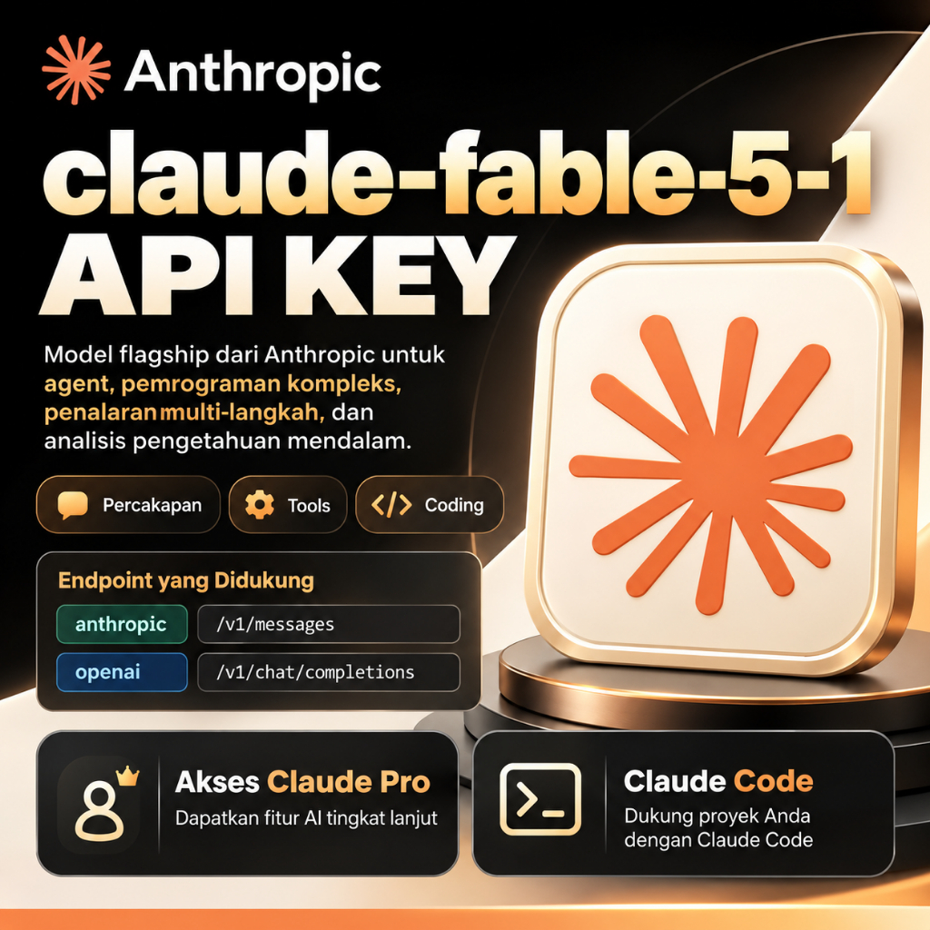 claude-fable-5-1 API KEY Anthropic untuk Coding, Agent AI, Tools, Percakapan, Multi-Step Reasoning &
