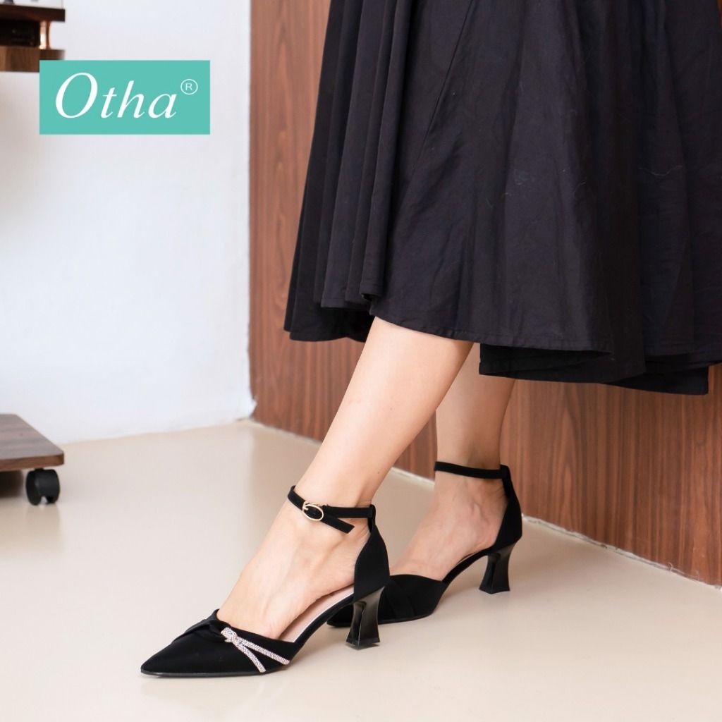 Otha Shoes H1235 OMS - Sepatu Heels Wanita Tinggi Hak 6 cm
