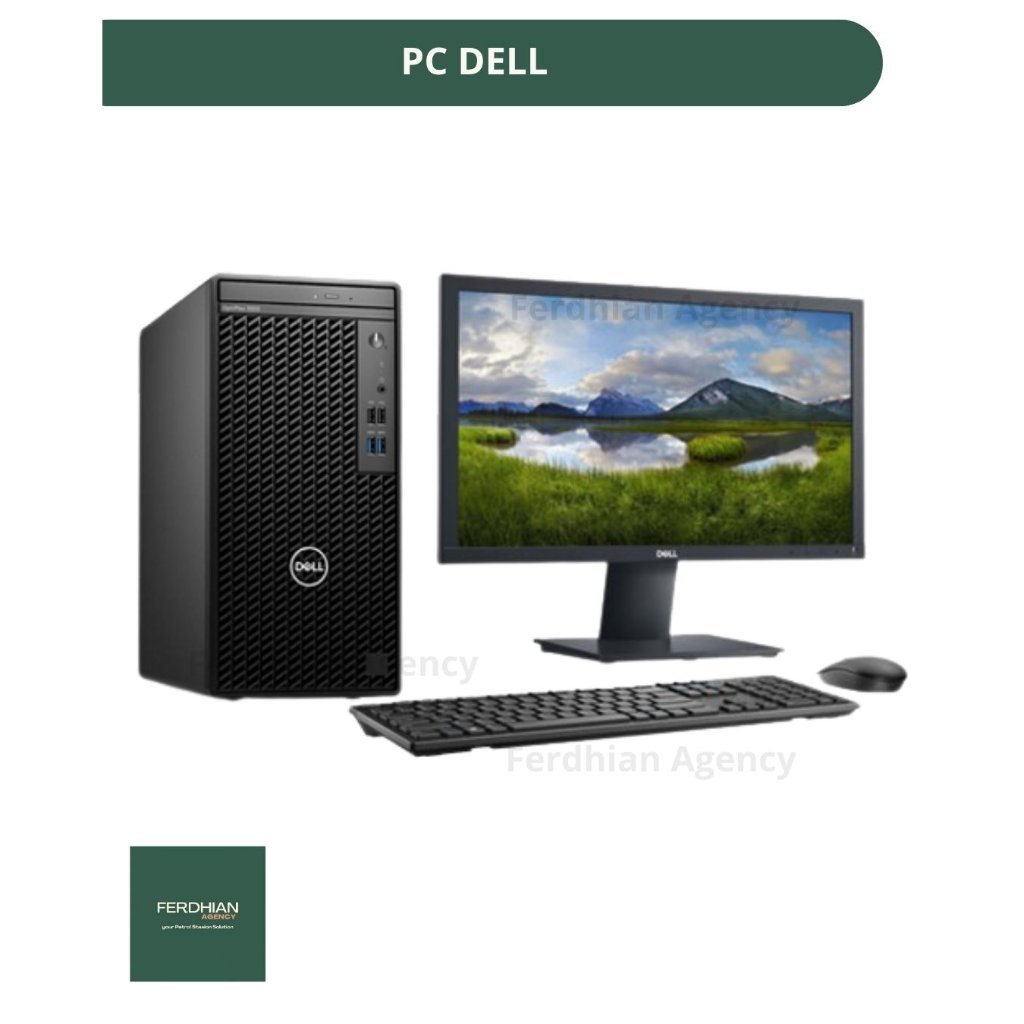 PC DELL FULL SET (MONITOR + KEYBOARD) - 100% ORIGINAL BERKUALITAS