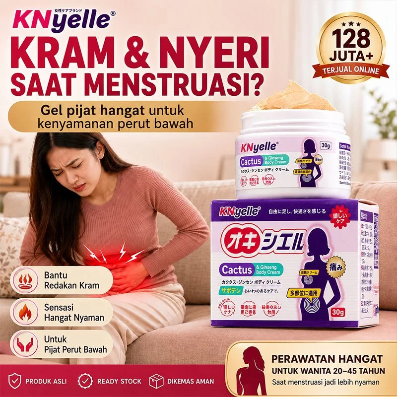 [Gel Hangat]Oxyelle Gel Nyeri Haid & Kram Menstruasi, Gel Hangat Penghangat Perut Wanita 30g
