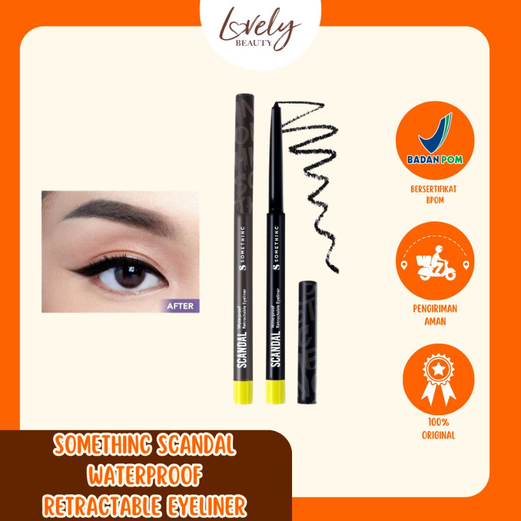 SOMETHINC SCANDAL WATERPROOF RETRACTABLE EYELINER - EYELINER PENCIL MATIC
