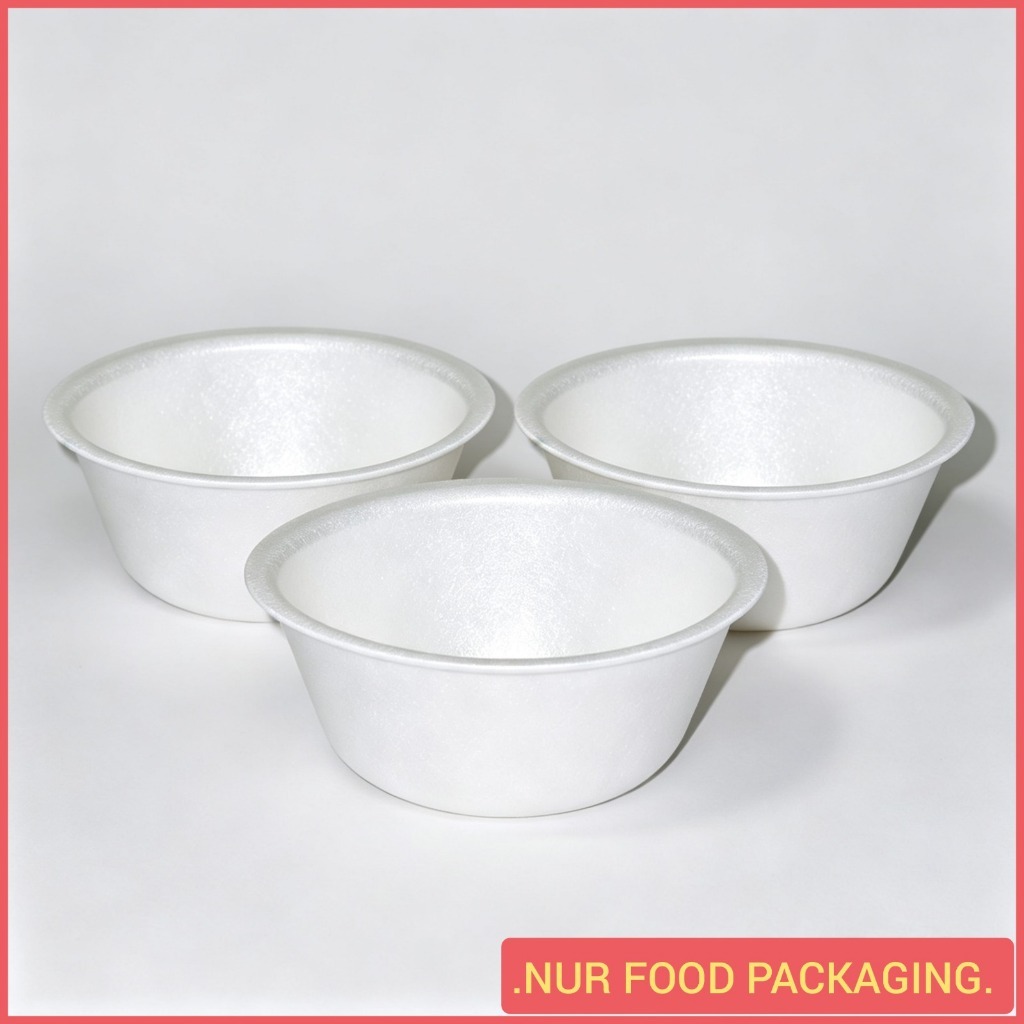 KCS Styrofoam Mangkok M-4 100 Pcs Gabus Tahan Air Untuk Acara Makan Undangan