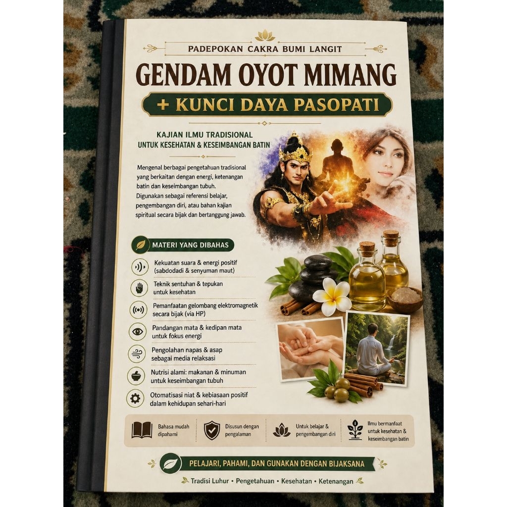 BUKU GENDAM OYOT MIMANG + KUNCI DAYA PASOPATI