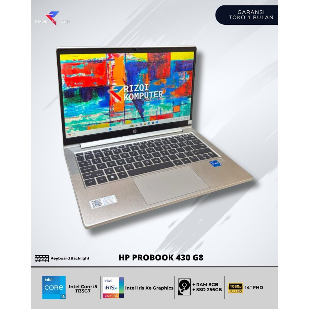 HP ProBook 430 G8 Intel Core i5-1135G7 RAM 8GB SSD 256GB