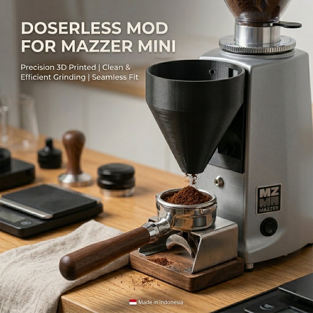 Doserless Mod for Mazzer Mini Aksesoris Zero - Retention - Z3D