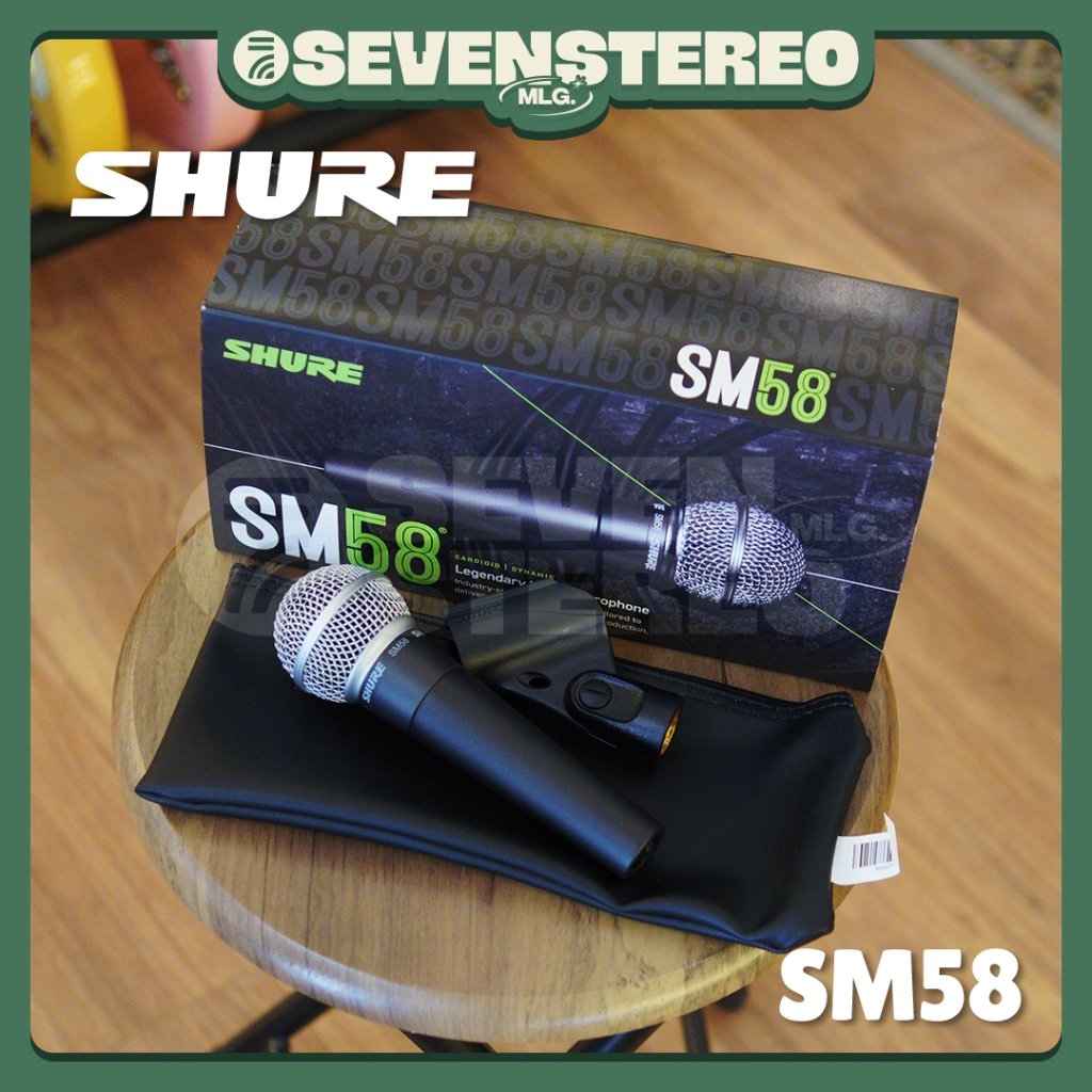Shure SM58 – Mikrofon Vokal Legendaris, Dynamic Vocal Microphone