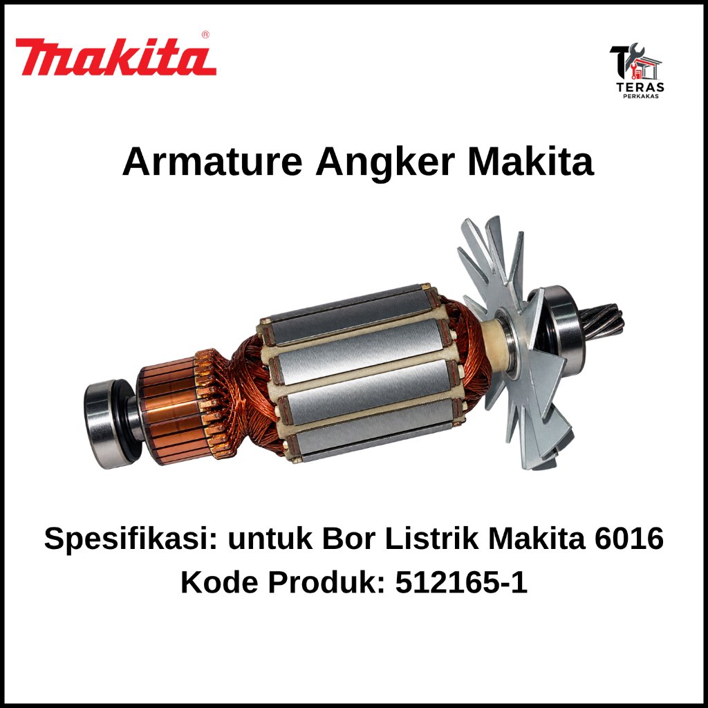 MAKITA Armature Angker untuk Bor Listrik Makita 6016