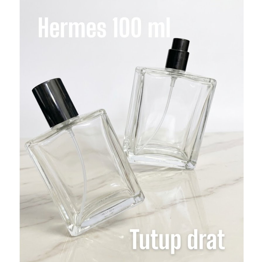 Botol Parfum Hermez 100ML-Botol Parfum Hermez Drat Hitam 100ML-Botol Parfum 100ML