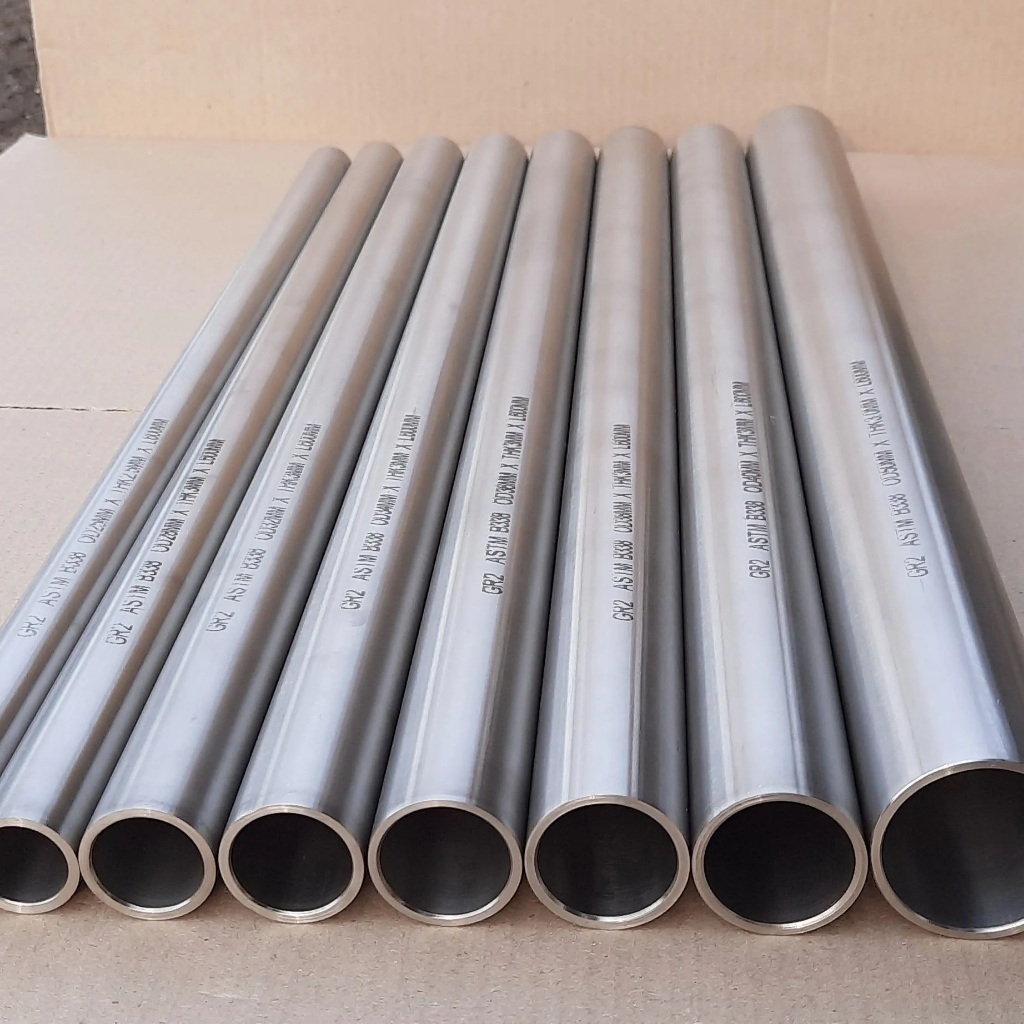 Pipa Titanium Grade 2 OD32 Tebal 3mm / Pipa Titan SEAMLESS Tanpa Sambungan