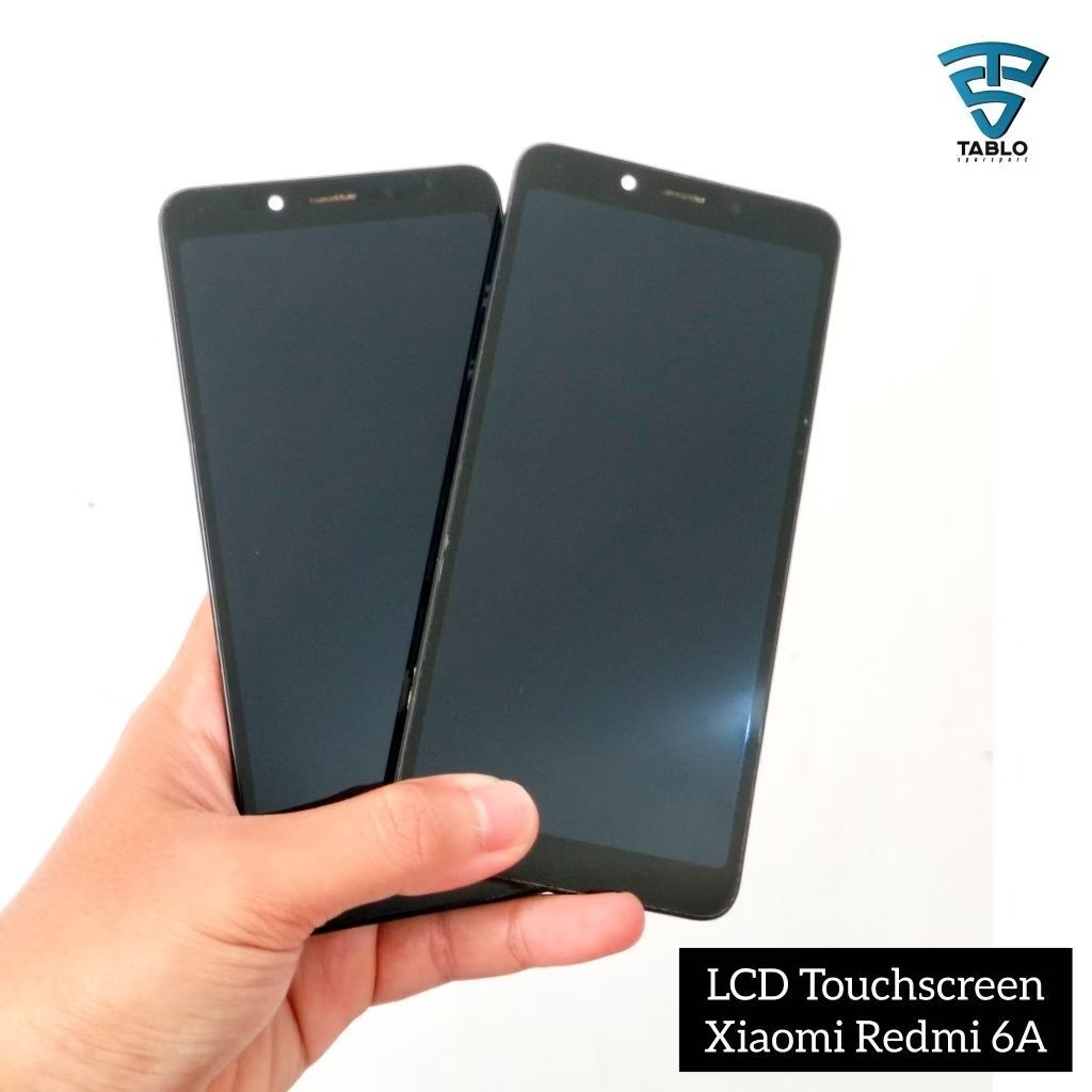 lcd touchscreen frame Xiaomi Redmi 6 6A  original copotan hp