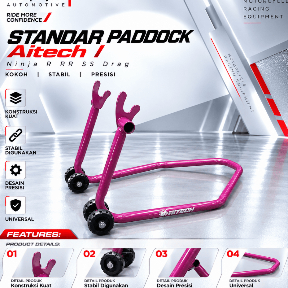Standart Paddock Motor AITECH NINJA R SS RR Fizr Satria Fu Vixion Cbr Jupiter Mx