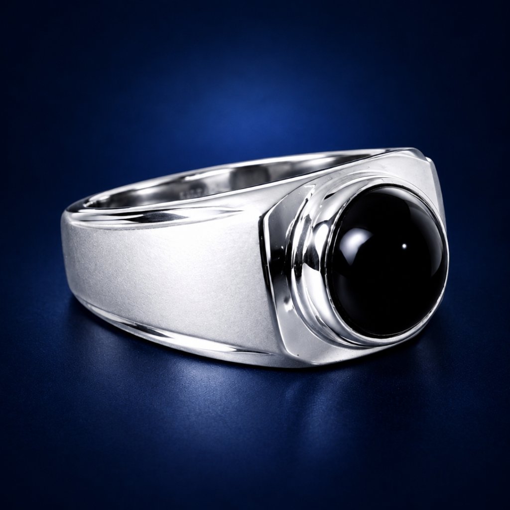 SAN950 Cincin Perak 950 Ikat Dudukan Batu Akik Permata EB19 - Ring Emban Custom Handmade