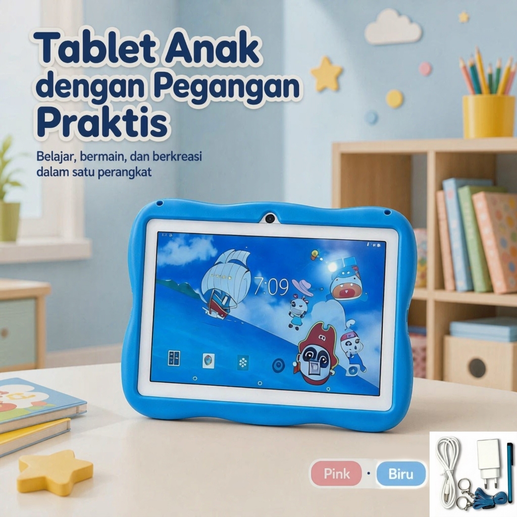 Tablet PC Anak 7 inci Baru dengan Penyimpanan 8GB+128GB / Tablet PC Anti-radiasi / Tablet PC Pembela