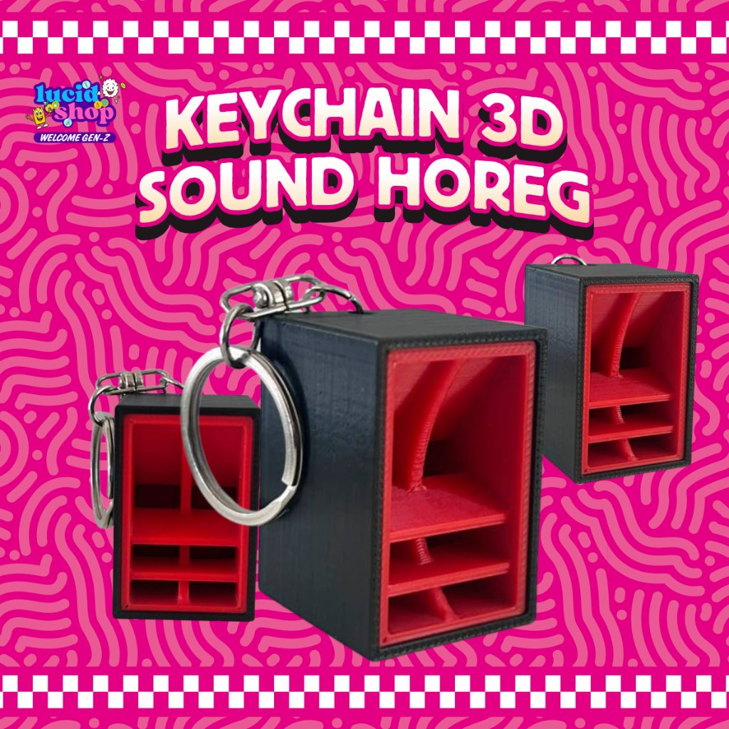 Keychain 3D - Sound Horeg - Sound Box F1