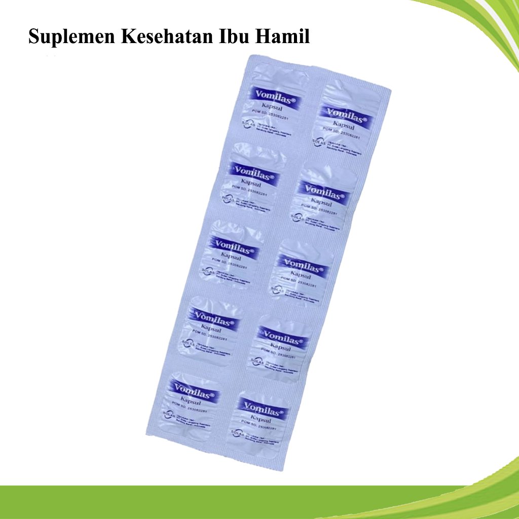 Vomilas Soft Capsule Strip Suplemen Kesehatan Ibu Hamil