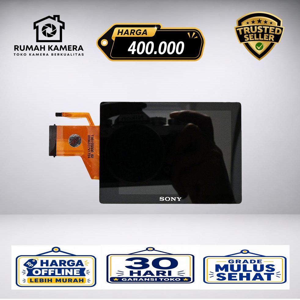 LCD Kamera Sony A7 A7K A7R A7S Second Original Tanpa Backlight