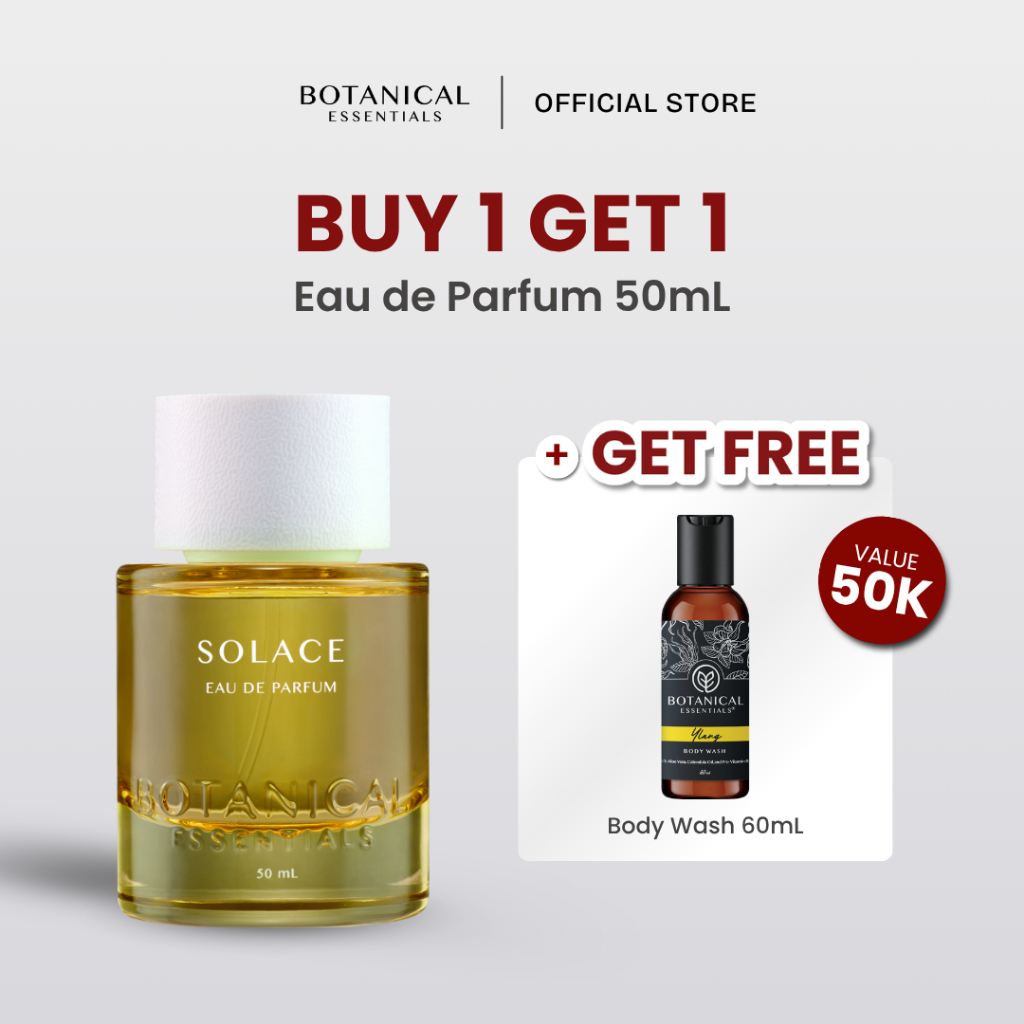 Botanical Essentials - Eau De Parfume Solace [50mL] | EDP Minyak Wangi Parfum Wanita Pria Unisex - T