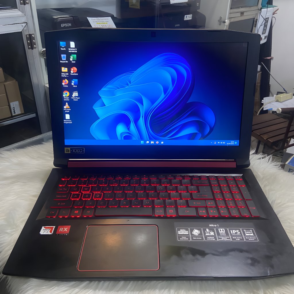 Laptop Second Acer Nitro 5 AMD FX-9830P RAM 16GB SSD 1TB Laptop Gaming