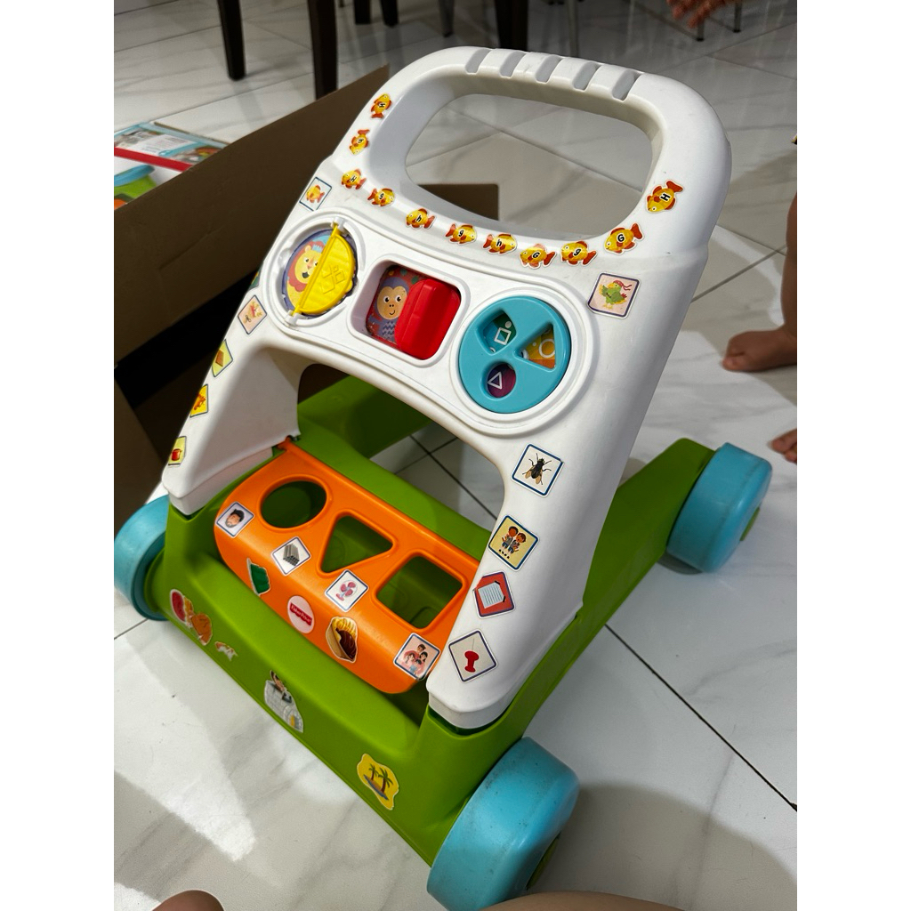 FISHERPRICE Pushwalker Sorter Preloved Kondisi Bagus Anak Mainan Edukasi