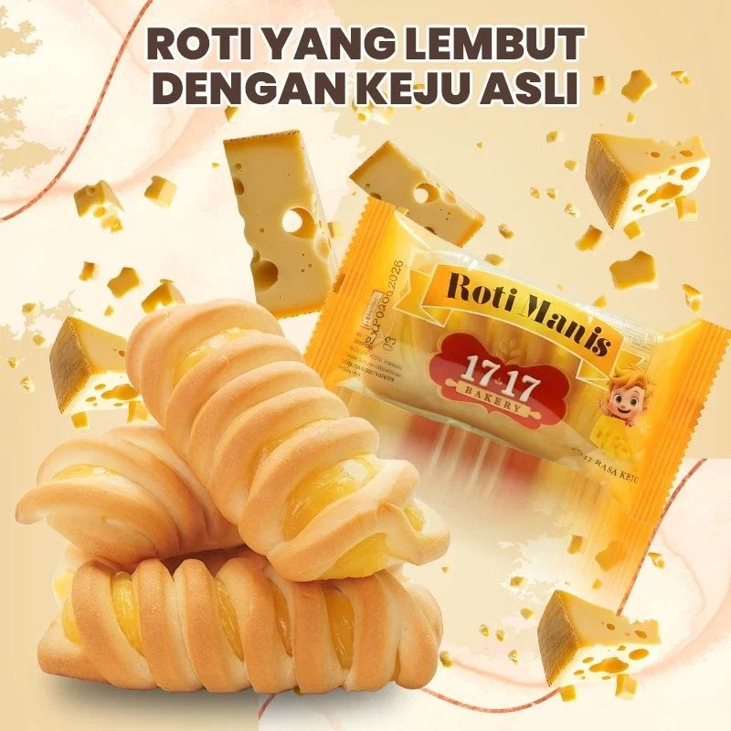 COD HALAL1717 Bakery Roti Halal cokelat margarin keju Food Selai Kedai Cemilan 20g