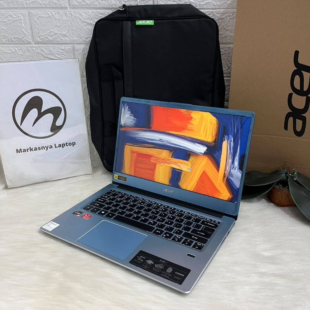 ACER SWIFT 3 AMD Ryzen 5-3500U AMD Radeon VEGA 8 Graphics RAM 4 GB DDR4 SSD 256 GB