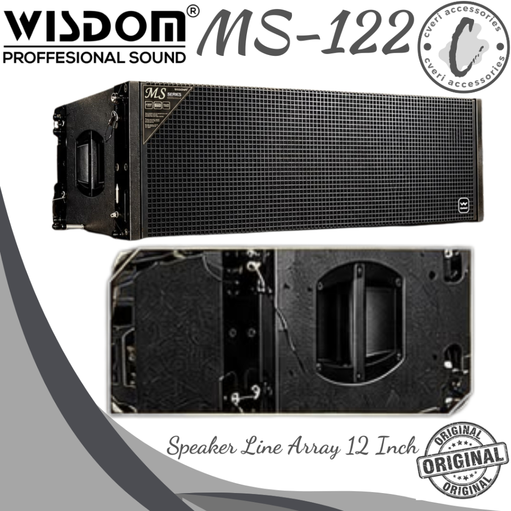 Wisdom MS-122 Speaker Line Array Pasif 12 Inch Wisdom MS122