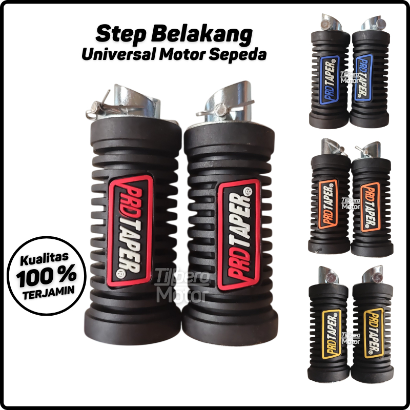 Foot Step Karet Belakang Warna Variasi Pedal Motor Universal