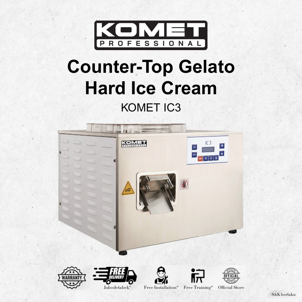 Komet IC3 Gelato Machine Compact Efisien Profesional