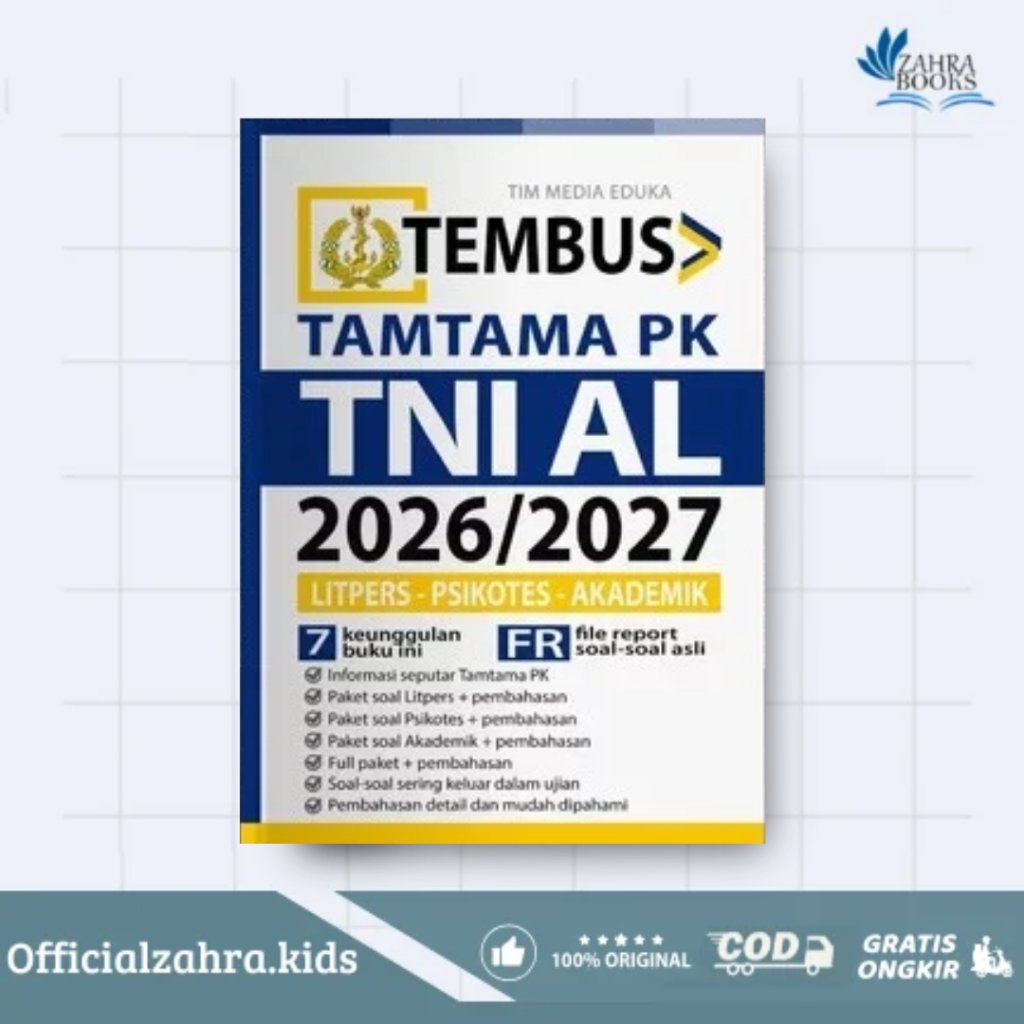 Buku Tembus Tamtama PK TNI AL 2026/2027 - Media Eduka