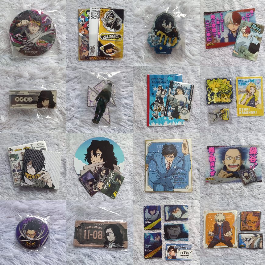 My Hero Academia Iida Tenya Aizawa Shota Bakugo Katsuki Standee Merch OFFICIAL MERCHANDISE